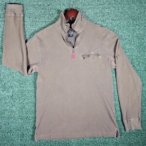 Vintage Ralph Lauren RLX Quarter-Zip Pullover / Olive Green